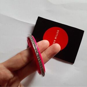 Karen Millen Pink and Crystal Cuff